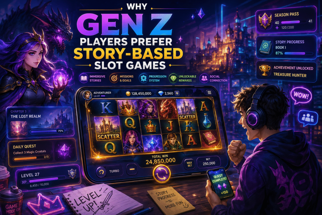 Why Gen Z Players Prefer Story-Based Slot Games Why Gen Z Players Prefer Story-Based Slot Games